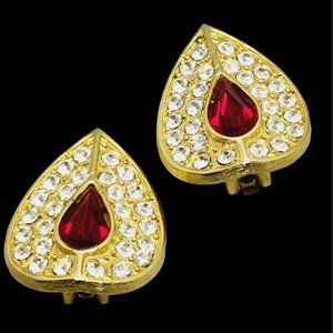 29. Vintage Designer Quality 80s Earrings (A1125)